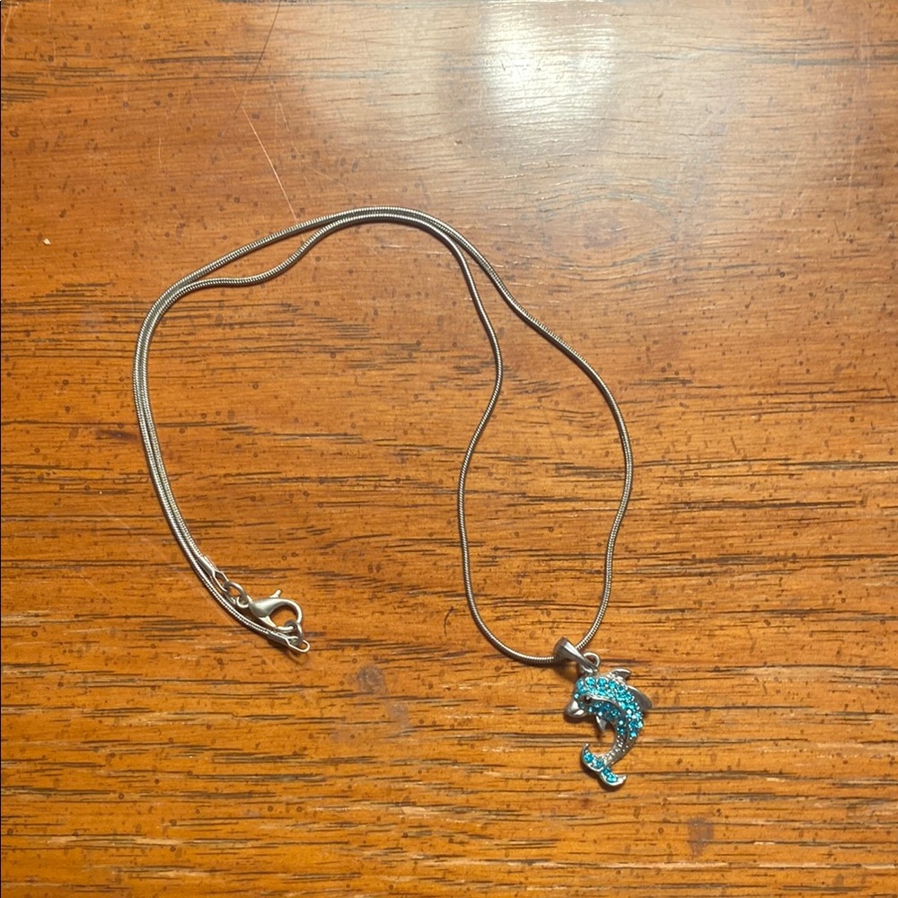 Blue Dolphin Necklace